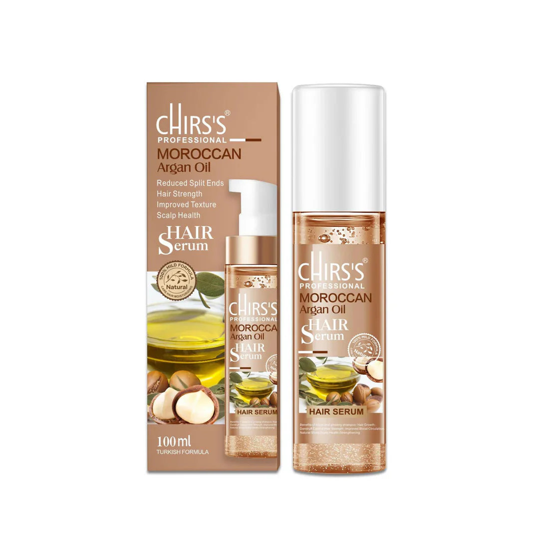 Chris's Professional Moroccan Argan Oil Hair Serum - 100ml