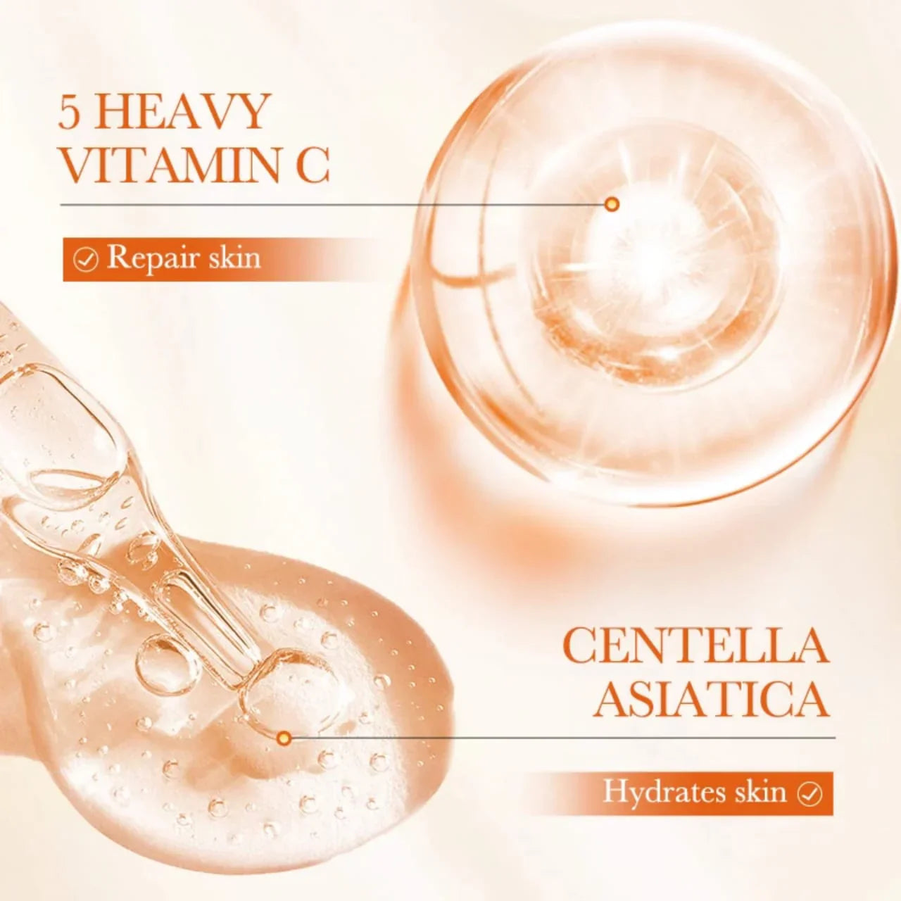 SADOER Vitamin C Whitening Multi Effect Repair Serum Moisturizing Serum - 30ml