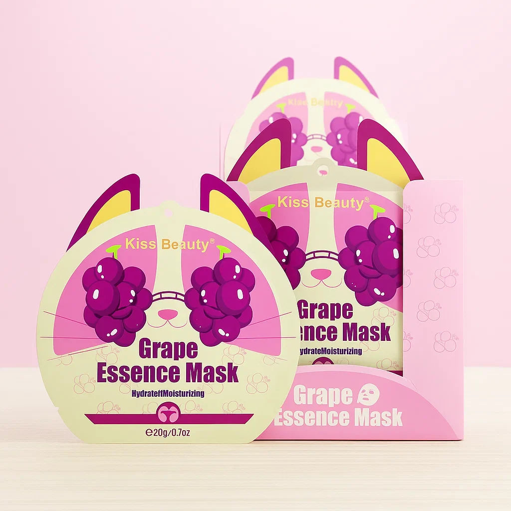 Kiss Beauty Grape Essence Mask - 20g